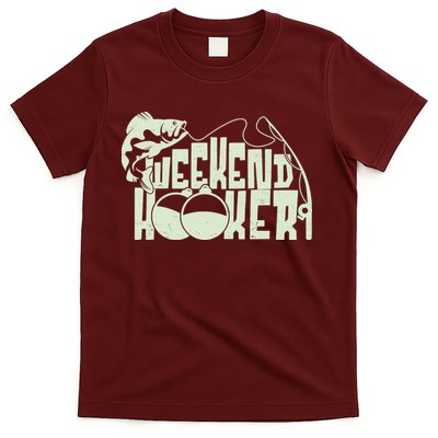 Funny Weekend Hooker Fishing Fan T-Shirt