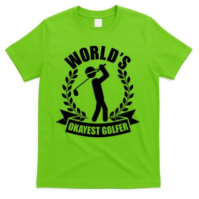 Funny Worlds Okayest Golfer T-Shirt