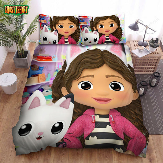Gabbys Dollhouse Season 2 Poster Bed Sheets Spread Duvet Cover Bedding Set