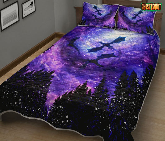 Galaxy Dragons Bedding Set