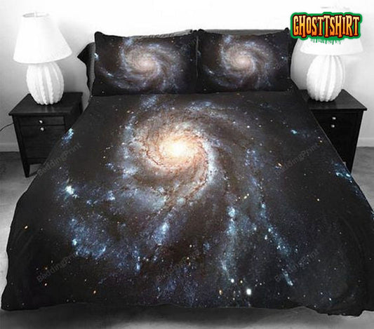 Galaxy Space Bed Sheets Duvet Cover Bedding Set