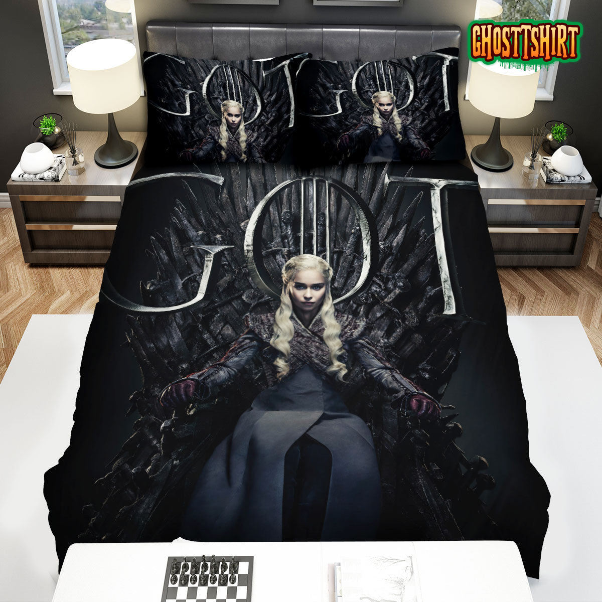 Game Of Thrones Movie Daenerys Targaryen Photo Bed Sheets Duvet Cover Bedding Set