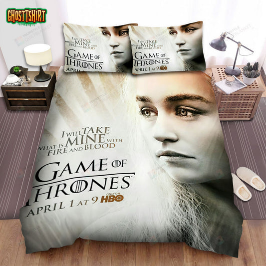 Game Of Thrones Movie Sad Face Poster Bed Sheets Duvet Cover Bedding Set