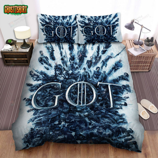 Game Of Thrones Movie Soldiers Buried In The Snow Photo Bed Sheets Duvet Cover Bedding Set