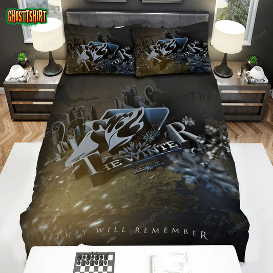 Game Of Thrones Movie They Will Remember Poster Bed Sheets Duvet Cover Bedding Set