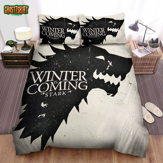 Game Of Thrones Movie Winter Is Coming Poster Bed Sheets Duvet Cover Bedding Set