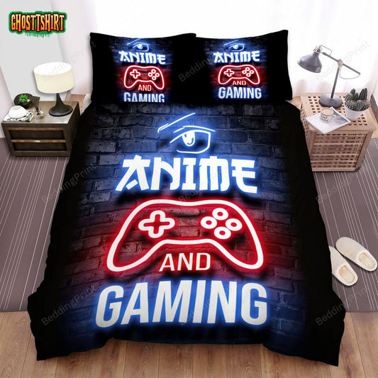 Gaming Gamer Quotes Anime And Gaming Bed Sheets Duvet Cover Bedding Set