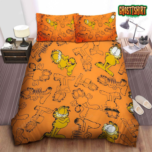 Gangster Skull In Suit Digital Illustration Bed Sheets Duvet Cover Bedding Set