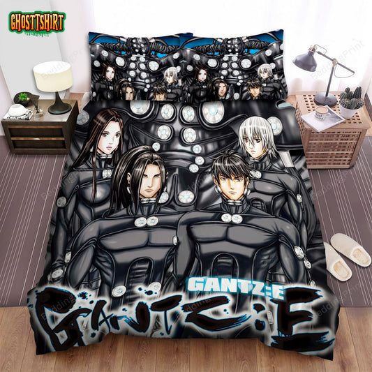 Gantz E Team On Manga Art Poster Bed Sheets Spread Duvet Cover Bedding Set