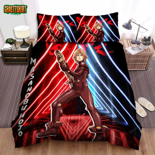 Gantz Masanobu Hojo Neon Poster Bed Sheets Spread Duvet Cover Bedding Set