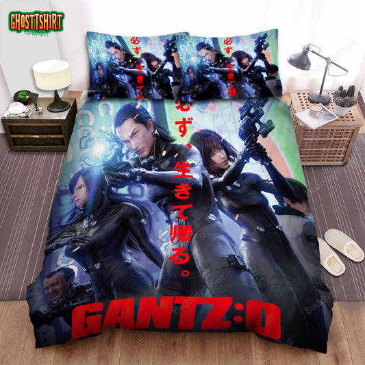 Gantz O Main Characters Movie Poster Bed Sheets Spread Duvet Cover Bedding Set