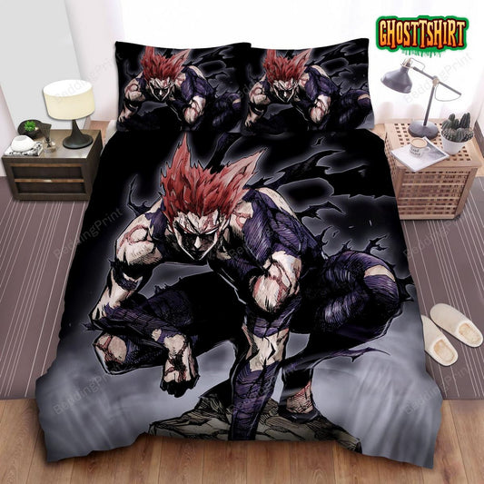 Garou In One-Punch Man Beast Mode On Bed Sheet Duvet Cover Bedding Set
