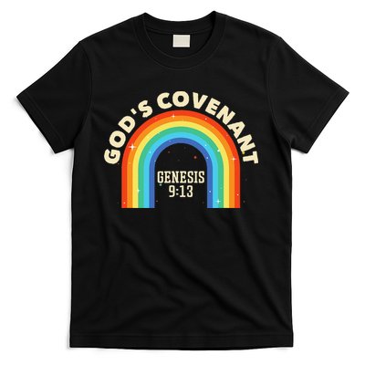 God’s Covenant Rainbow Genesis 9:13 Christian T-Shirt