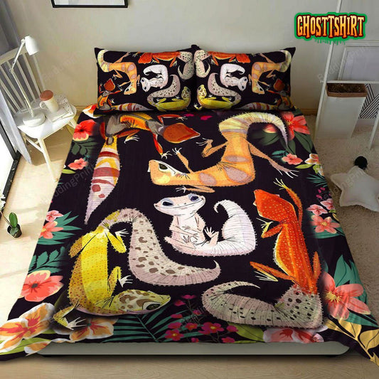 Gecko Bed Sheets Duvet Cover Bedding Set
