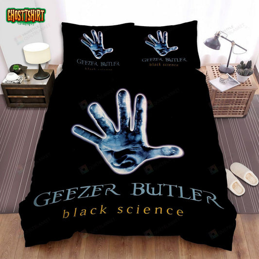 Geezer Butler Black Science Album Cover Bed Sheets Spread Comforter Duvet Cover Bedding Set