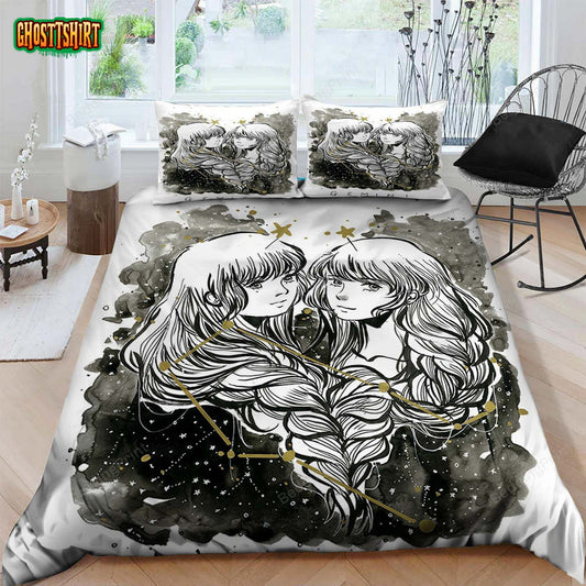 Gemini Bed Sheets Duvet Cover Bedding Set