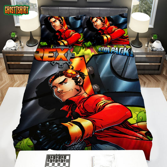Generator Rex Comic Poster Bed Sheets Spread Duvet Cover Bedding Set