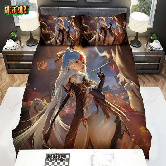 Genshin Impact Character Bed Sheets Spread Comforter Duvet Cover Bedding Set