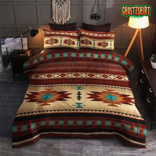 Geometric Sunset Southwest Duvet Cover Bedding Set