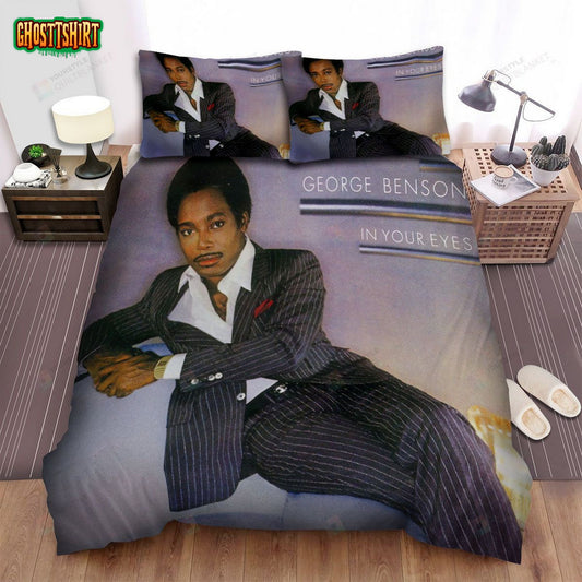 George Benson Album In Your Eyes Bed Sheets Spread Comforter Duvet Cover Bedding Set