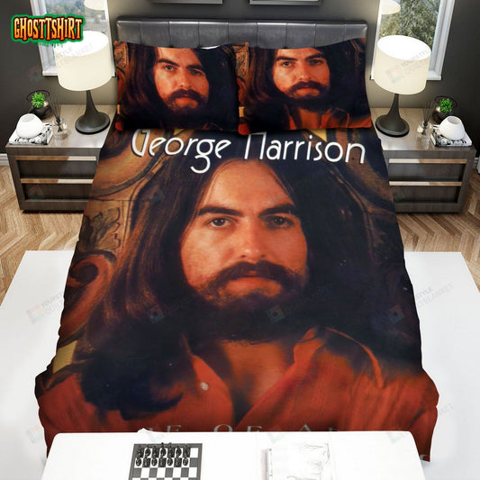 George Harrison Beware Of Abkco Album Cover Bed Sheets Spread Comforter Duvet Cover Bedding Set