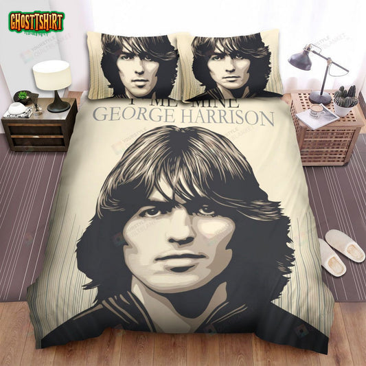 George Harrison I Me Mine Poster Bed Sheets Spread Comforter Duvet Cover Bedding Set