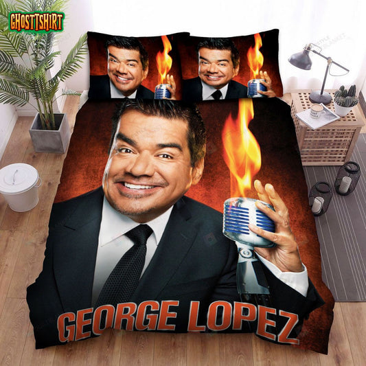 George Lopez It's Not Me It's You Poster Bed Sheets Spread Comforter Duvet Cover Bedding Set