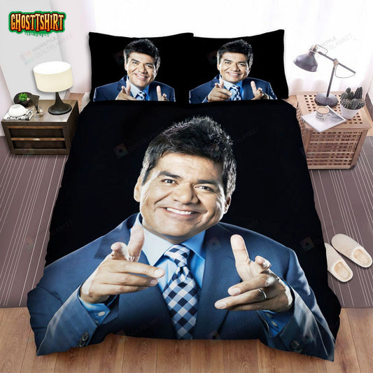 George Lopez Lopez Tonight Poster Bed Sheets Spread Comforter Duvet Cover Bedding Set