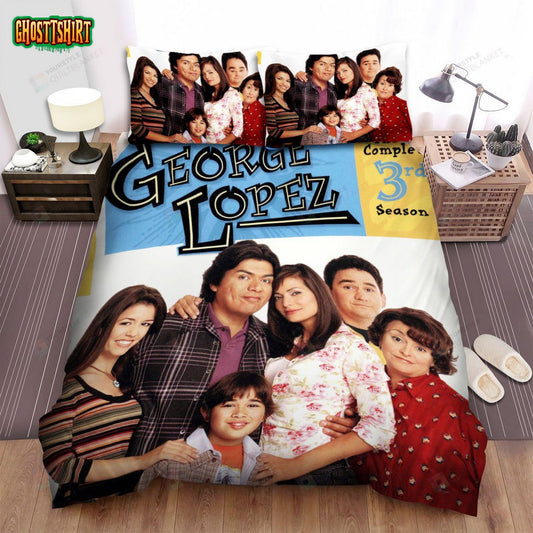George Lopez Show Season 3 Poster Bed Sheets Spread Comforter Duvet Cover Bedding Set