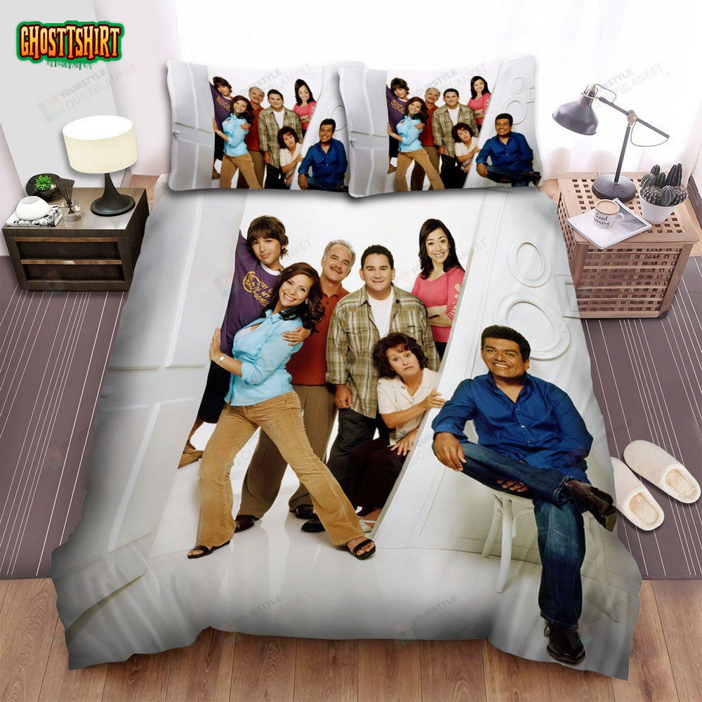 George Lopez Show Season 6 Poster Bed Sheets Spread Comforter Duvet Cover Bedding Set