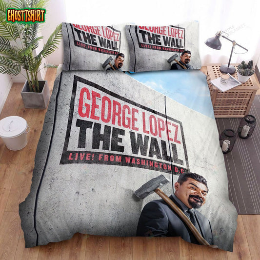 George Lopez The Wall Poster Bed Sheets Spread Comforter Duvet Cover Bedding Set