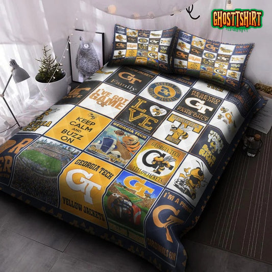 Georgia Tech Yellow Jackets Football Bedding Set