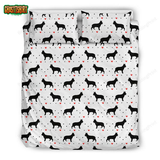 German Shepherd Love Bed Sheets Duvet Cover Bedding Set