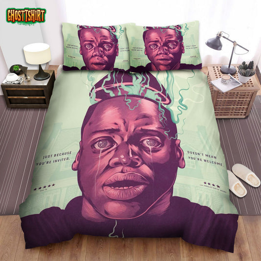Get Out (I) Movie Art Bed Sheets Spread Comforter Duvet Cover Bedding Set Ver 13