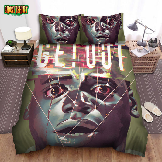 Get Out (I) Movie Art Bed Sheets Spread Comforter Duvet Cover Bedding Set Ver 14