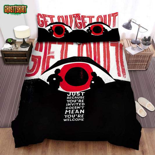 Get Out (I) Movie Art Bed Sheets Spread Comforter Duvet Cover Bedding Set Ver 2