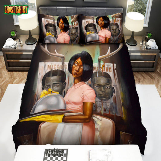Get Out (I) Movie Art Bed Sheets Spread Comforter Duvet Cover Bedding Set Ver 20