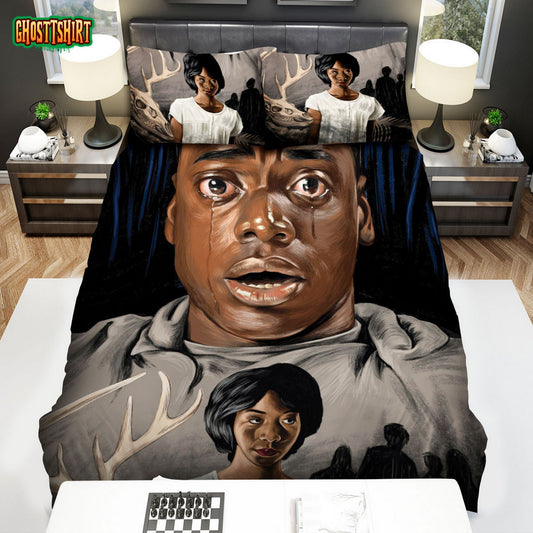 Get Out (I) Movie Art Bed Sheets Spread Comforter Duvet Cover Bedding Set Ver 22