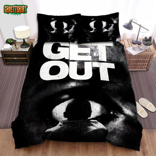 Get Out (I) Movie Art Bed Sheets Spread Comforter Duvet Cover Bedding Set Ver 9