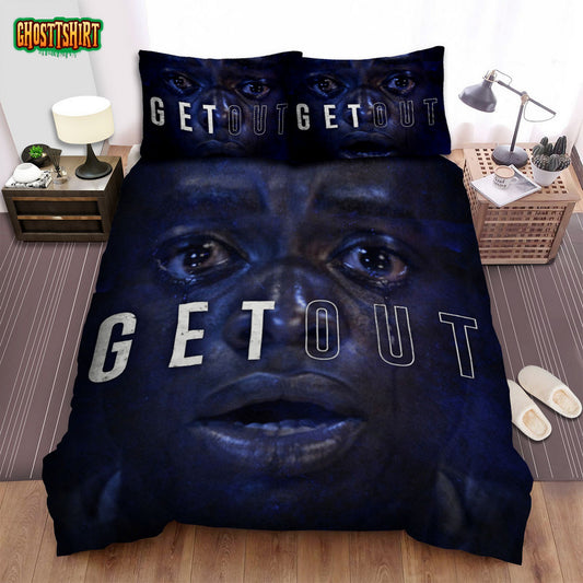 Get Out (I) Movie Poster Bed Sheets Spread Comforter Duvet Cover Bedding Set Ver 10