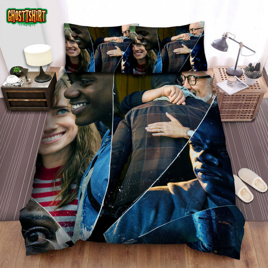 Get Out (I) Movie Poster Bed Sheets Spread Comforter Duvet Cover Bedding Set Ver 2