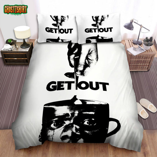 Get Out (I) Movie Poster Bed Sheets Spread Comforter Duvet Cover Bedding Set Ver 8