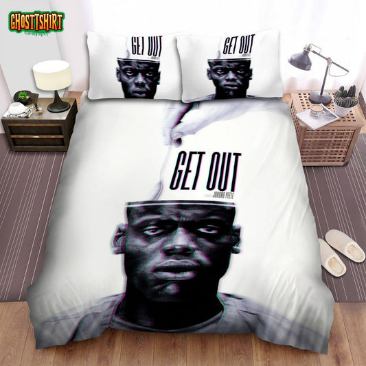 Get Out (I) Movie Poster Bed Sheets Spread Comforter Duvet Cover Bedding Set Ver 9