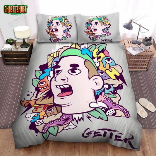 Getter Album Cover Fanart Bed Sheets Spread Comforter Duvet Cover Bedding Set