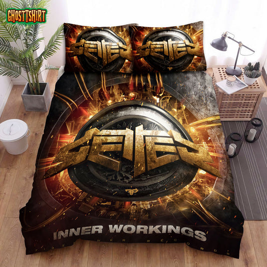 Getter Album Cover Inner Workings Bed Sheets Spread Comforter Duvet Cover Bedding Set
