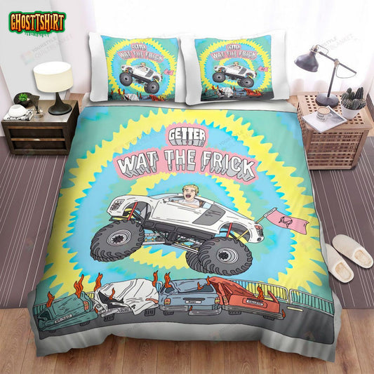 Getter Album Cover Wat The Frick Bed Sheets Spread Comforter Duvet Cover Bedding Set