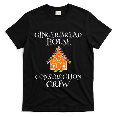 Gingerbread House Construction Crew Decorating Baking Xmas T-Shirt