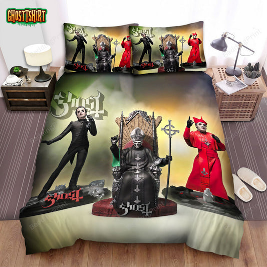 Ghost Music Band And Chair Bed Sheets Duvet Cover Bedding Set
