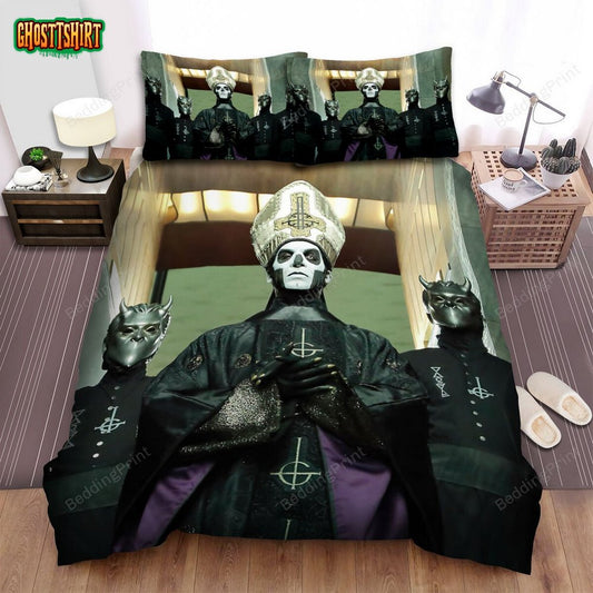 Ghost Music Band And Masked People Bed Sheets Duvet Cover Bedding Set