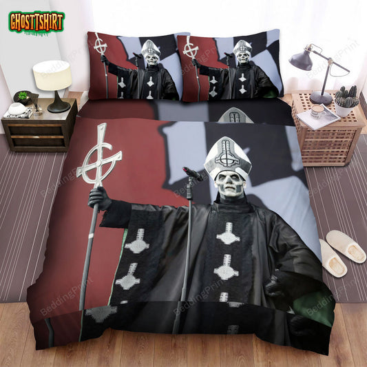 Ghost Music Band And Mic Bed Sheets Duvet Cover Bedding Set